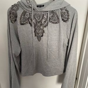 EUC Love Sam cropped hoodie